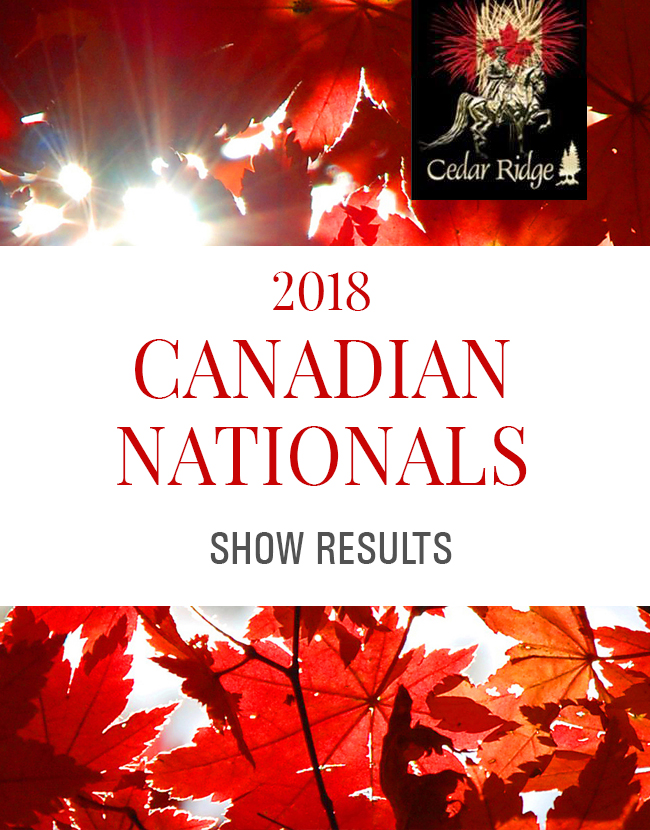 2018 Canadian Nationals Show Results